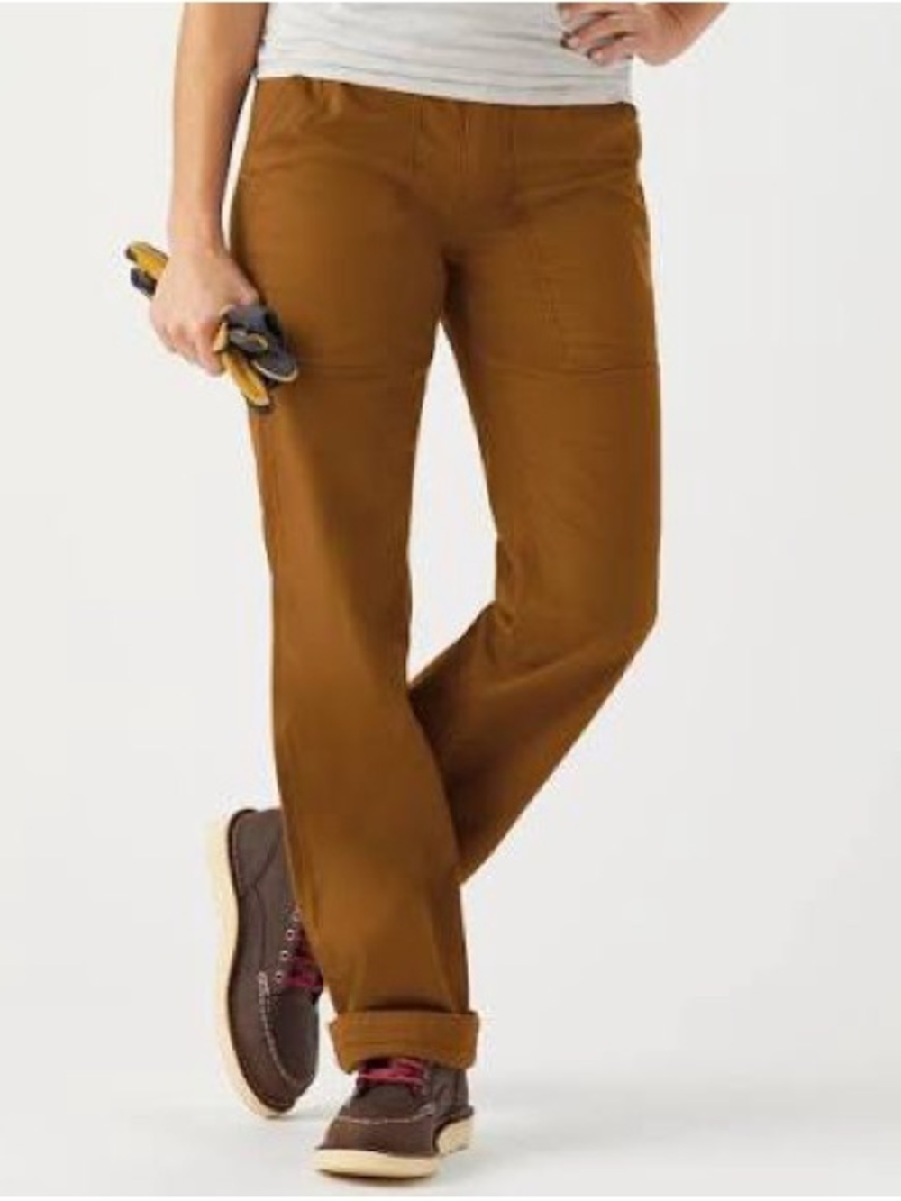 Duluth Women’s Size 10 Dark Camel Slim Fit Cargo Pants - Picture 14 of 14